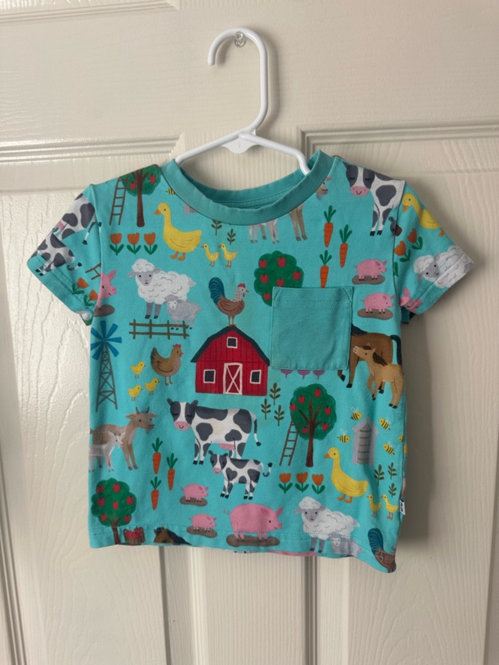Little Sleepies Farm Fam Pocket Tee